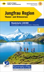 Kümmerly+Frey Karte Jungfrau-Region Wanderkarte
