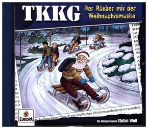 TKKG - Der Räuber mit der Weihnachtsmaske, 1 Audio-CD, 1 Audio-CD