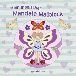 Mein magischer Mandala Malblock (Blumenelfe)