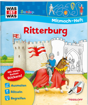 Ritterburg, Mitmach-Heft - Was ist was junior Mitmachheft