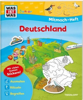 Deutschland, Mitmach-Heft - Was ist was junior Mitmachheft