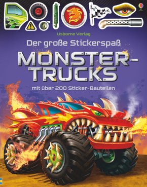 Der große Stickerspaß -  Monstertrucks