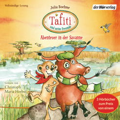 Tafiti und seine Freunde. Abenteuer in der Savanne, 3 Audio-CDs