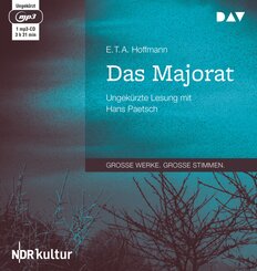 Das Majorat, 1 Audio-CD, 1 MP3