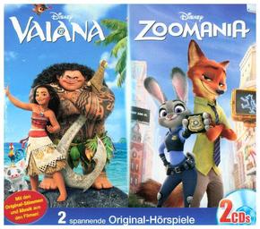 Disney - Vaiana / Zoomania, 2 Audio-CD