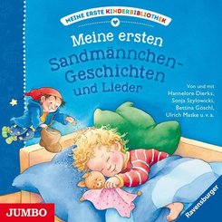 Meine erste Kinderbibliothek - Meine ersten Sandmännchen-Geschichten und Lieder, 1 Audio-CD