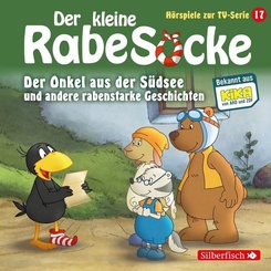 Der Onkel aus der Südsee, Der große Streichewettbewerb, Rollentausch, Der Schatzkistentag (Der kleine Rabe Socke - Hörsp, 1 Audio-CD