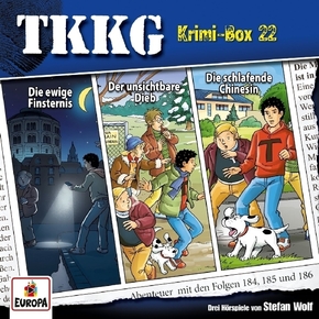 Ein Fall für TKKG Krimi-Box, 3 Audio-CD - Box.22