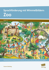 Sprachförderung mit Wimmelbildern: Zoo, m. 1 Beilage