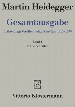 Frühe Schriften (1912-1916)
