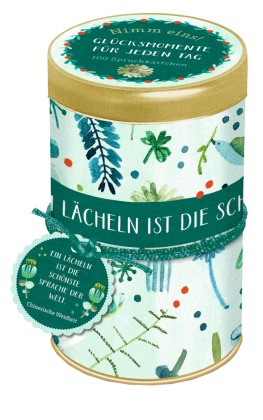 Sprüchedose - Nimm eins! Glücksmomente für jeden Tag (All about green)