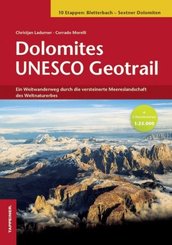 Dolomites UNESCO Geotrail, m. 2 Karte