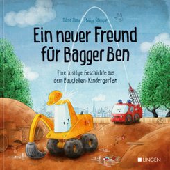 Ein neuer Freund für Bagger Ben - Eine lustige Geschichte aus dem Baustellen-Kindergarten, 2 Teile