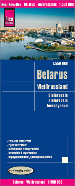 Reise Know-How Landkarte Belarus / Weißrussland (1:550.000). Bielorussie / Bielorrusia