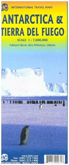 Topographische Karte Antartica