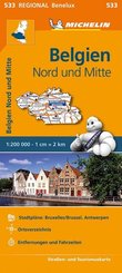 Michelin Karte Belgien Nord und Mitte