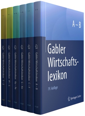 Gabler Wirtschaftslexikon, 6 Bde.