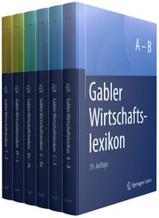 Gabler Wirtschaftslexikon, 6 Bde.