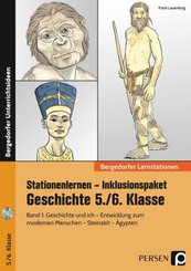Stationenlernen Geschichte 5/6 Band 1 - inklusiv, m. 1 CD-ROM - Bd.1