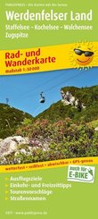 PUBLICPRESS Rad- und Wanderkarte Werdenfelser Land, Staffelsee - Kochelsee - Walchensee - Zugspitze