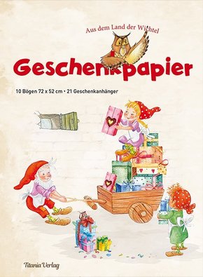 Geschenkpapier - Aus dem Land der Wichtel