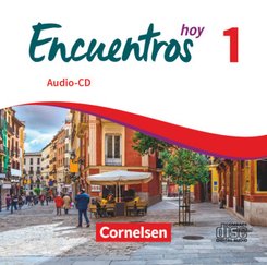 Encuentros - Método de Español - Spanisch als 3. Fremdsprache - Ausgabe 2018 - Band 1, Audio-CD