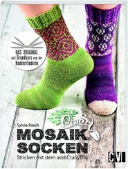 CraSy Mosaik - Socken Stricken mit addiCraSyTrio