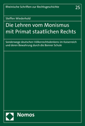 Die Lehren vom Monismus mit Primat staatlichen Rechts