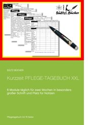 Kurzzeit Pflege-Tagebuch XXL