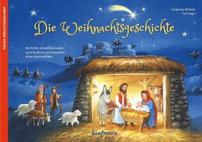 Die Weihnachtsgeschichte. Ein Folien-Adventskalender zum Vorlesen und Gestalten eines Fensterbildes