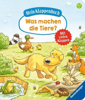 Mein Klappenbuch:  Was machen die Tiere?; .