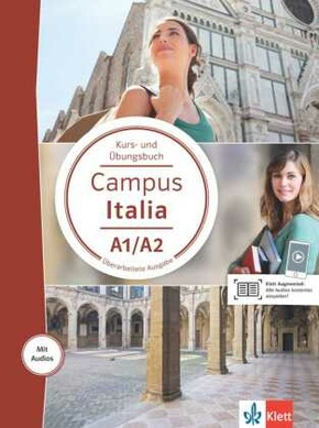 Campus Italia Kurs- und Übungsbuch Italienisch A1/A2 mit Audios für Smartphone/Tablet