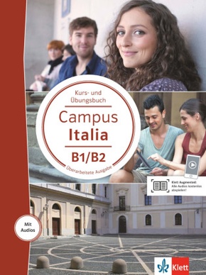 Campus Italia Kurs- und Übungsbuch B1/B2 mit Audios für Smartphone/Tablet