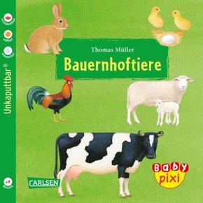 Baby Pixi (unkaputtbar) 42: VE 5 Bauernhoftiere (5 Exemplare) (5 Expl.)