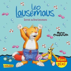 Maxi Pixi 255: VE 5 Leo Lausemaus lernt schwimmen (5 Exemplare) (5 Expl.)