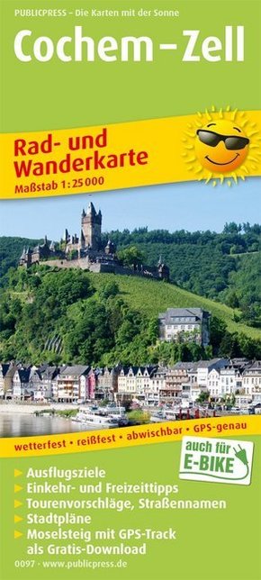 PublicPress Rad- und Wanderkarte Cochem - Zell