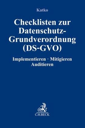 Checklisten zur Datenschutz-Grundverordnung (DS-GVO)