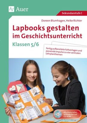 Lapbooks gestalten im Geschichtsunterricht 5-6, m. 1 CD-ROM