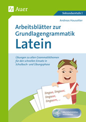 Arbeitsblätter zur Grundlagengrammatik Latein, m. 1 CD-ROM