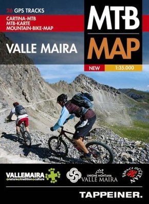 Moutainbike-Karte Valle Maira