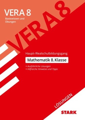 VERA 8 2019 - Testheft 1: Haupt-/Realschule - Mathematik 8. Klasse Lösungen