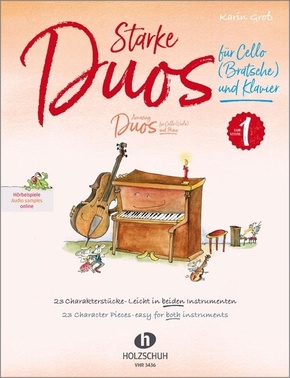 Starke Duos, für Cello (Bratsche) und Klavier - Tl.1