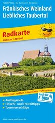 PublicPress Radkarte Fränkisches Weinland - Liebliches Taubertal, Würzburg - Tauberbischofsheim