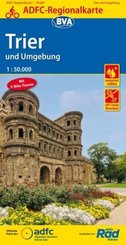 ADFC-Regionalkarte Trier und Umgebung mit Tagestouren-Vorschlägen, 1:75.000, reiß- und wetterfest, GPS-Tracks Download