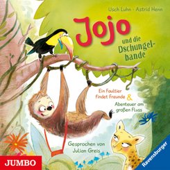 Jojo und die Dschungelbande. Ein Faultier findet Freunde [1] & Abenteuer am großen Fluss [2], 1 Audio-CD