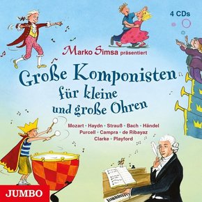 Große Komponisten für kleine und große Ohren, 4 Audio-CDs