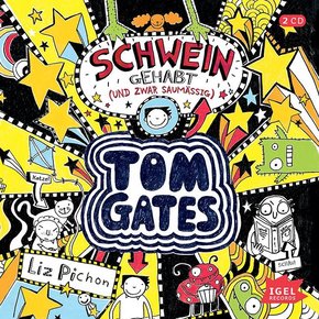Tom Gates 7. Schwein gehabt, 2 Audio-CD