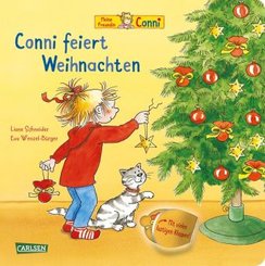 Conni-Pappbilderbuch: Conni feiert Weihnachten (mit Klappen)
