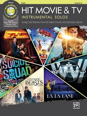 Hit Movie & TV Instrumental Solos, Viola, w. Audio-CD