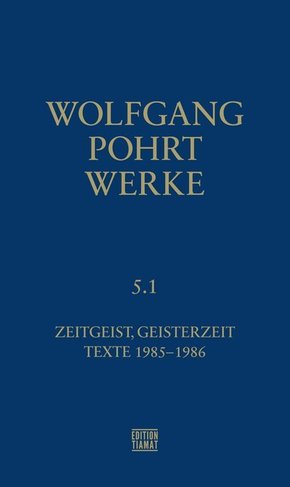 Werke: Zeitgeist, Geisterzeit & Texte (1985-1986)